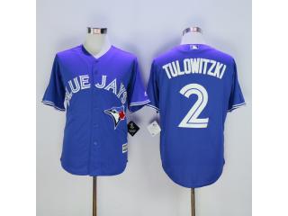 Toronto Blue Jays 2 Troy Tulowitzki Baseball Jersey Fan version