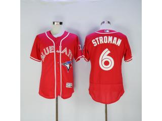Toronto Blue Jays 6 Marcus Stroman Flexbase Baseball Jersey Red
