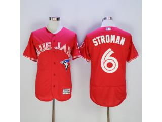 Toronto Blue Jays 6 Marcus Stroman Flexbase Baseball Jersey Red