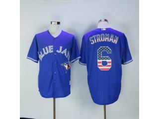 Toronto Blue Jays 6 Marcus Stroman Baseball Jersey National flag