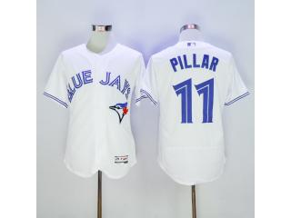 Toronto Blue Jays 11 Kevin Pillar Flexbase Baseball Jersey White