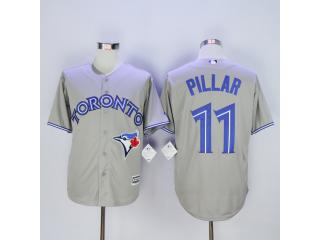 Toronto Blue Jays 11 Kevin Pillar Baseball Jersey Gary Fan version