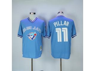 Toronto Blue Jays 11 Kevin Pillar Baseball Jersey Retro