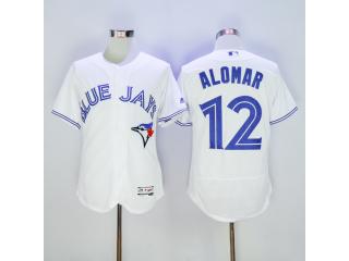 Toronto Blue Jays 12 Roberto Alomar Flexbase Baseball Jersey White