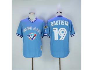 Toronto Blue Jays 19 Jose Bautista Baseball Jersey Retro