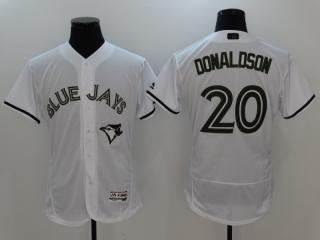 Toronto Blue Jays 20 Josh Donaldson Flexbase Baseball Jersey White