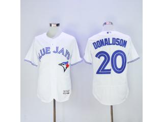 Toronto Blue Jays 20 Josh Donaldson Flexbase Baseball Jersey White