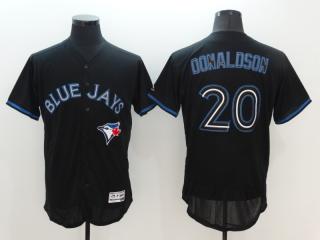 Toronto Blue Jays 20 Josh Donaldson Flexbase Baseball Jersey Black