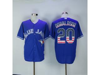 Toronto Blue Jays 20 Josh Donaldson Baseball Jersey National flag