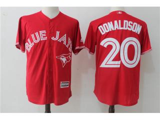 Toronto Blue Jays 20 Josh Donaldson Baseball Jersey Red Fan version