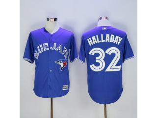 Toronto Blue Jays 32 Roy Halladay Baseball Jersey Fan version