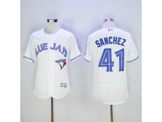 Toronto Blue Jays 41 Aaron Sanchez Flexbase Baseball Jersey White