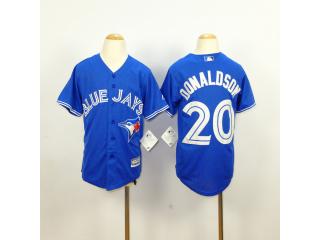 Youth Toronto Blue Jays 20 Josh Donaldson Baseball Jersey