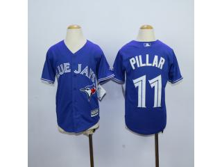 Youth Toronto Blue Jays 11 Kevin Pillar Baseball Jersey