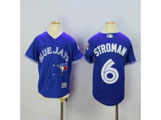 Youth Toronto Blue Jays 6 Marcus Stroman Baseball Jersey