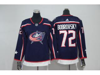 Youth Adidas Columbus Blue Jacket 72 Sergei Bobrovsky Ice Hockey Jersey Navy