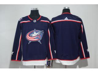 Adidas Columbus Blue Jacket Blank Ice Hockey Jersey Navy