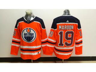 Adidas Edmonton Oilers 19 Leon Draisaitl Ice Hockey Jersey Orange