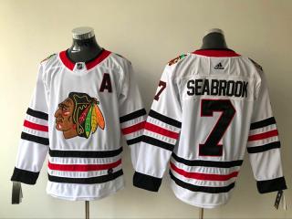 Adidas Chicago Blackhawks 7 Brent Seabrook Ice Hockey Jersey White