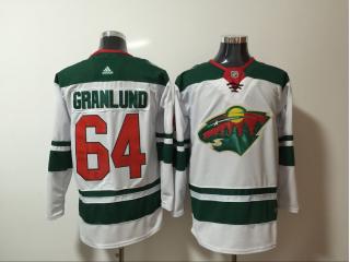 Adidas Minnesota Wild 64 Mikael Granlund Ice Hockey Jersey White