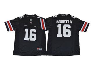 2017 New Ohio State 16 Buckeyes Barrett IV Limited College Football Jersey Black