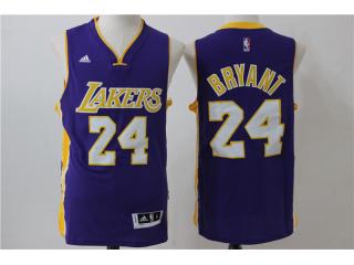 Los Angeles Lakers 24 Kobe Bryant Basketball Jersey purple