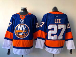 Adidas New York Islanders 27 Anders Lee Ice Hockey Jersey Blue