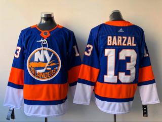 Adidas New York Islanders 13 Mathew Barzal Ice Hockey Jersey Blue