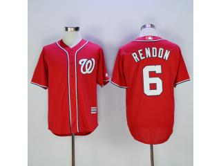 Washington Nationals 6 Anthony Rendon Baseball Jersey Red Fan version