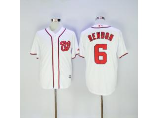 Washington Nationals 6 Anthony Rendon Baseball Jersey White Fan version