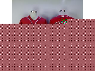 Washington Nationals 7 Trea Turner Baseball Jersey Red Fan version