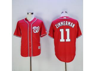 Washington Nationals 11 Ryan Zimmerman Baseball Jersey Red Fan version