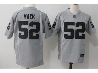Oakland Raiders 52 Khalil Mack Gray II Limited Football Jersey