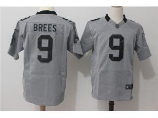 New Orleans Saints 9 Drew Brees Gray II Limited Football Jersey
