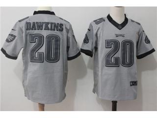 Philadelphia Eagles 20 Brian Dawkins Gray II Limited Football Jersey