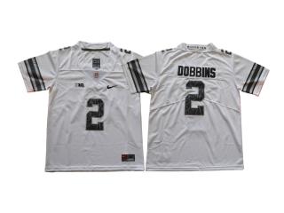 Youth 2017 New Ohio State Buckeyes 2 J.K. Dobbins Limited College Football Jersey White