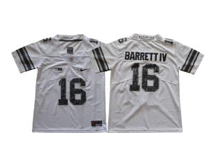 Youth 2017 New Ohio State Buckeyes 16 Barrett IV Limited College Football Jersey White