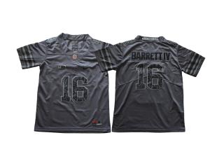 Youth 2017 New Ohio State Buckeyes 16 Barrett IV Limited College Football Jersey Gray