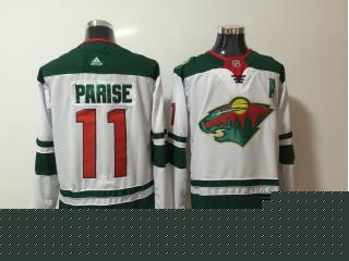 Adidas Minnesota Wild 11 Zach Parise Ice Hockey Jersey White