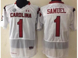 South Carolina Gamecock 1 Deebo Samuel College Football Jersey White