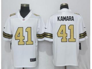 New Orleans Saints 41 Alvin Kamara Football Jersey Legend White