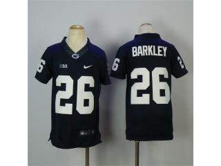 Youth Penn State Nittany Lions 26 Saquon Barkley Limited Football Jersey Blue