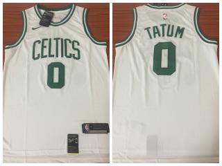 Nike Boston Celtics 0 Jayson Tatum Basketball Jersey White Fan Edition