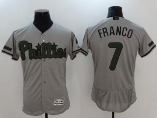 Philadelphia Phillie 7 Maikel Franco Flexbase Baseball Jersey Gray
