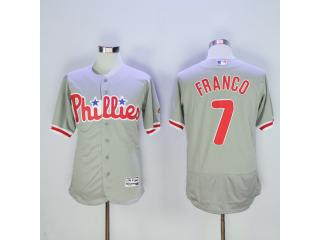 Philadelphia Phillie 7 Maikel Franco Flexbase Baseball Jersey Gray