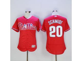 Philadelphia Phillie 20 Mike Schmidt Flexbase Baseball Jersey Red