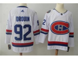 Adidas Montreal Canadiens 92 Jonathan Drouin Ice Hockey Jersey ALL White