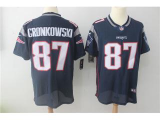 New England Patriots 87 Rob Gronkowski VAPOR elite Football Jersey Legend Navy Blue