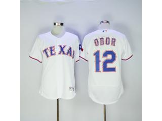 Texas Rangers 12 Rougned Odor Flexbase Baseball Jersey White