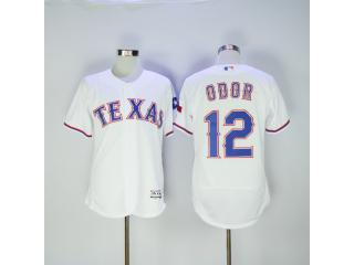 Texas Rangers 12 Rougned Odor Flexbase Baseball Jersey White
